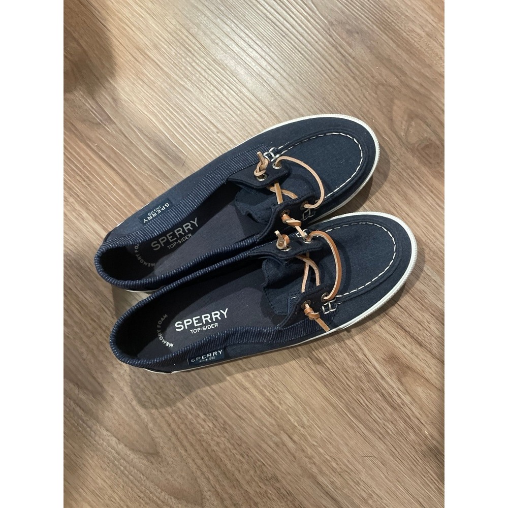 SPERRY Womens top slider blue size 7.5 medium - Picture 2 of 7